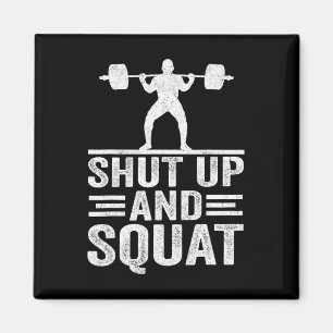 Håll käft och fjällande smink, bodybuilding E. Magnet