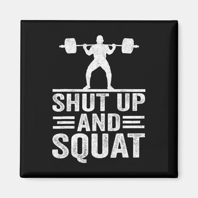 Håll käft och fjällande smink, bodybuilding E. Magnet (Framsidan)