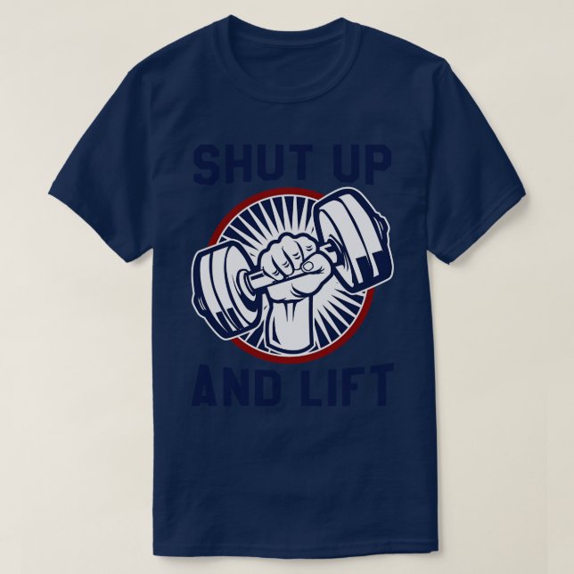 Håll käft och Hiss T Shirt (Design framsida)