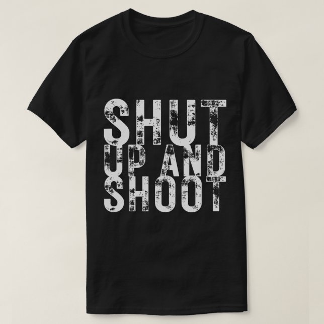 Håll käft och stöt Billiard 8 Boll Bassäng Player  T Shirt (Design framsida)