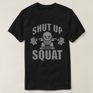 Håll käft och tjock - Cute Kawaii Weightlifter T-shirt
