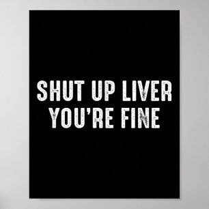 Håll käften Bran Youre Funny Drinking St Patrick Poster