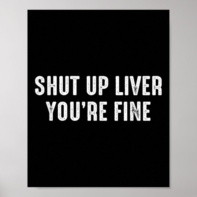 Håll käften Bran Youre  Funny Drinking St Patrick Poster (Framsidan)