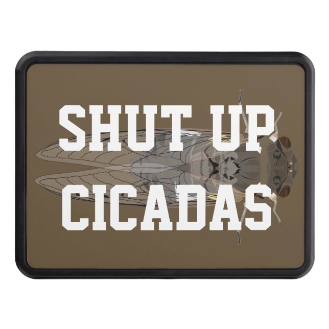 Håll käften Cicadas Dragkroksskydd (Framsidan)