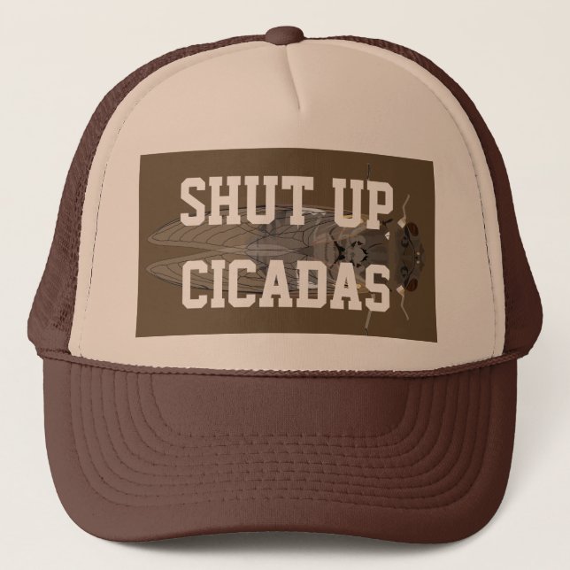 Håll käften Cicadas Keps (Framsida)