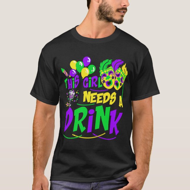 Håll käften Du är Bra Mardi Gras Parad Outfi T Shirt (Framsida)