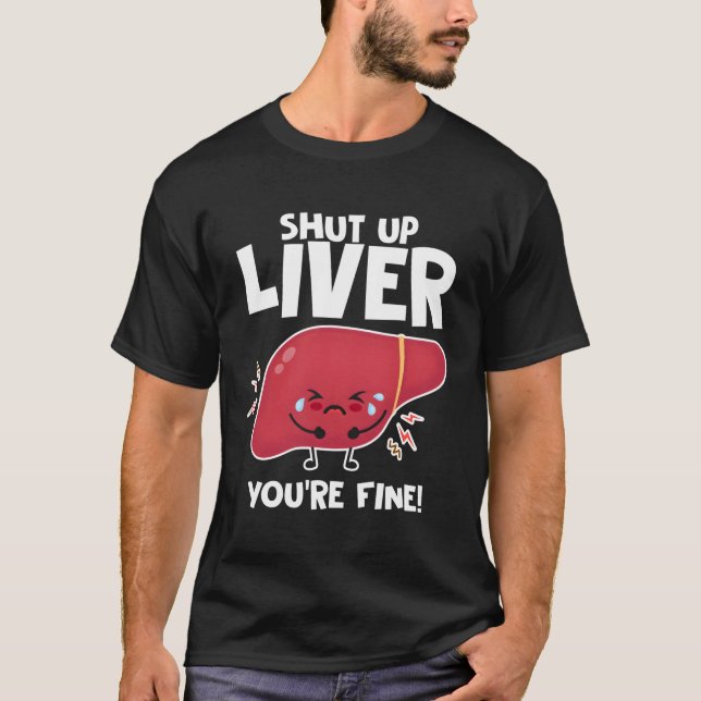 Håll käften, du är Bra som dricker öl T Shirt (Framsida)