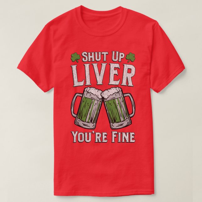 Håll käften Du är Bra St patrick's day Manar Wo T Shirt (Design framsida)