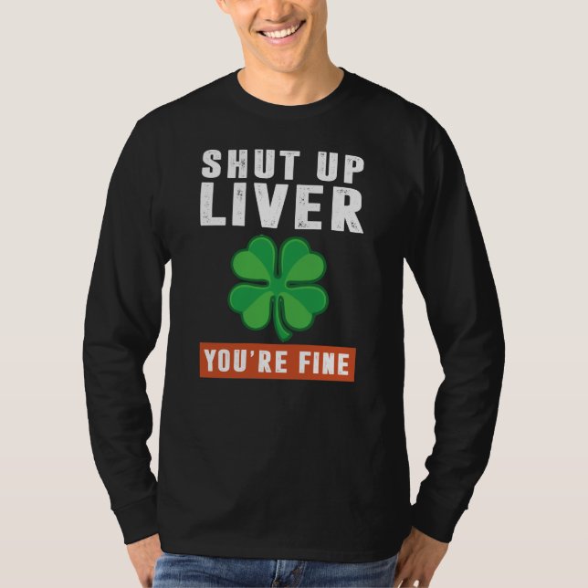 Håll käften i levern t shirt (Framsida)