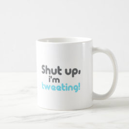 håll käften im tweets kaffemugg