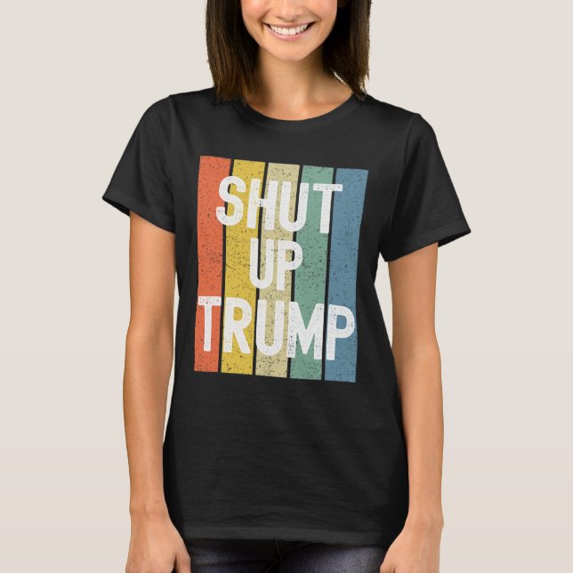 Håll käften! Joe Biden Presidentdebatt T Shirt (Framsida)