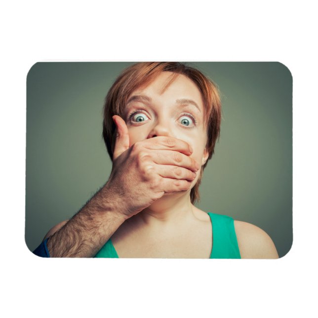 Håll käften. Konst Magnet (Horisontell)