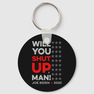 Håll käften man Joe Biden Donald Trump Dete V Nyckelring