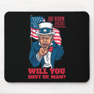 Håll käften man Trump-biden första debatten 2020 Musmatta