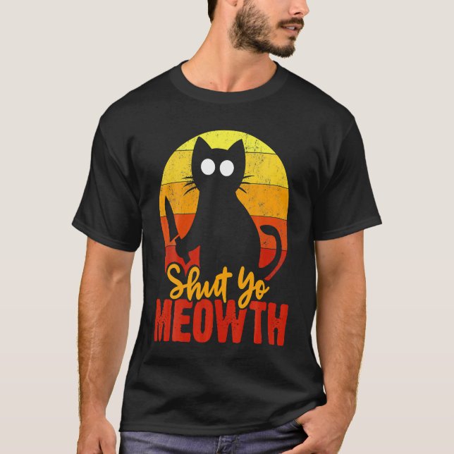Håll käften med Knivar Mur. T Shirt (Framsida)