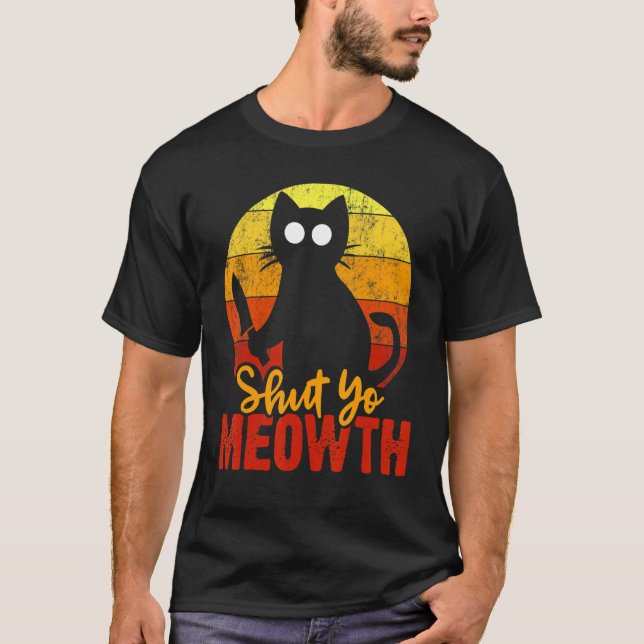 Håll käften med Knivar Mur. T Shirt (Framsida)