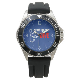Håll käften och dyka armbandsur