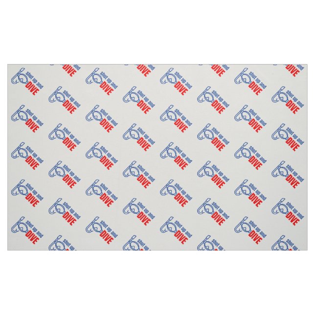 Håll käften och dyka tyg (Fat Quarter)