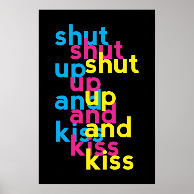 Håll käften och kyss, Girl Power Poster (Framsidan)