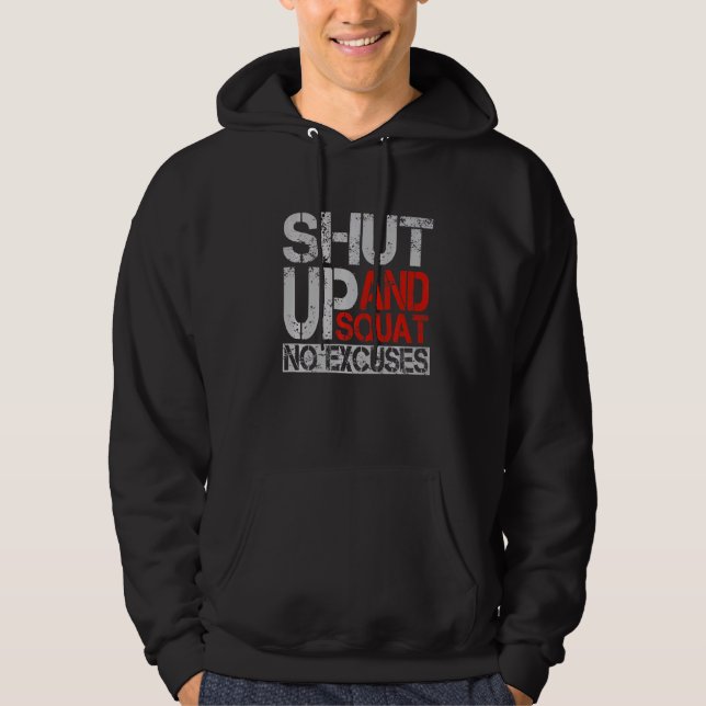 Håll käften och skaka inte några exkusar Vightlift Hoodie (Framsida)