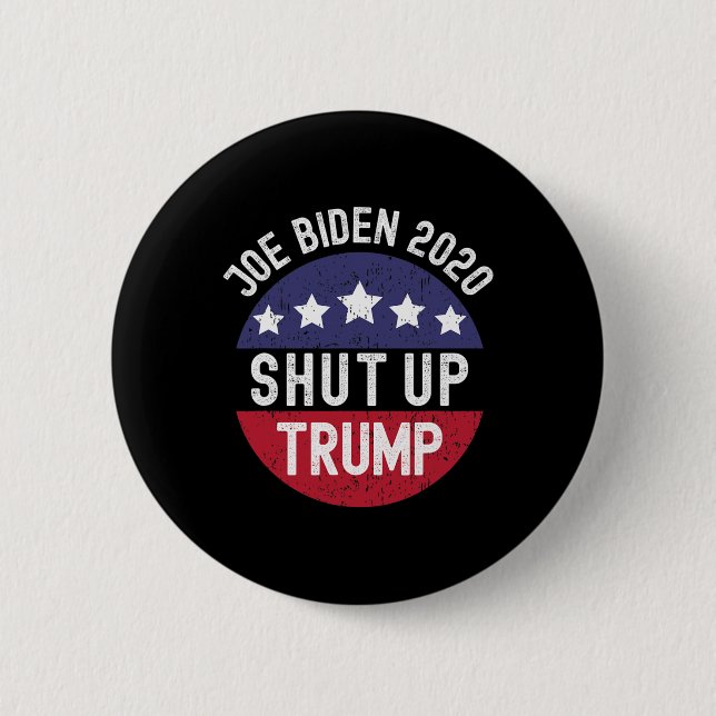 Håll käften om presidentdebatten Pro Joe Biden De Knapp (Framsida)