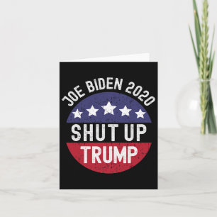 Håll käften om presidentdebatten Pro Joe Biden De Kort