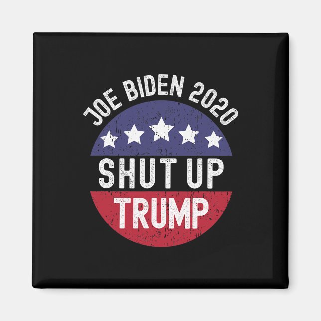 Håll käften om presidentdebatten Pro Joe Biden De Magnet (Framsidan)