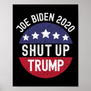 Håll käften om presidentdebatten Pro Joe Biden De Poster