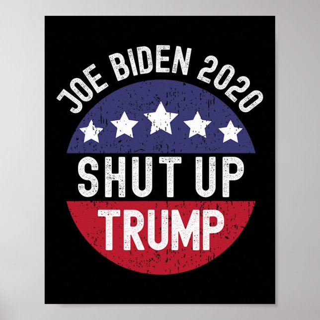 Håll käften om presidentdebatten Pro Joe Biden De Poster (Framsidan)