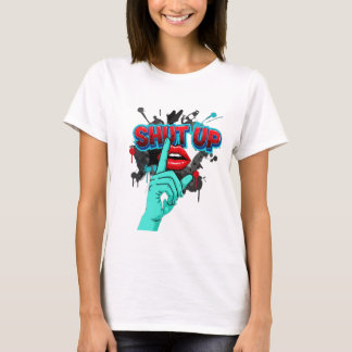 Håll käften om t-shirt-design t shirt