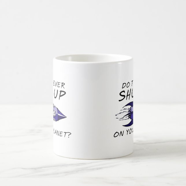 Håll Käften Rolig Mugg Förolämpning Humor (Center)