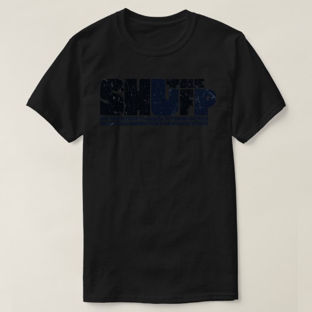 Håll käften. t shirt (Design framsida)