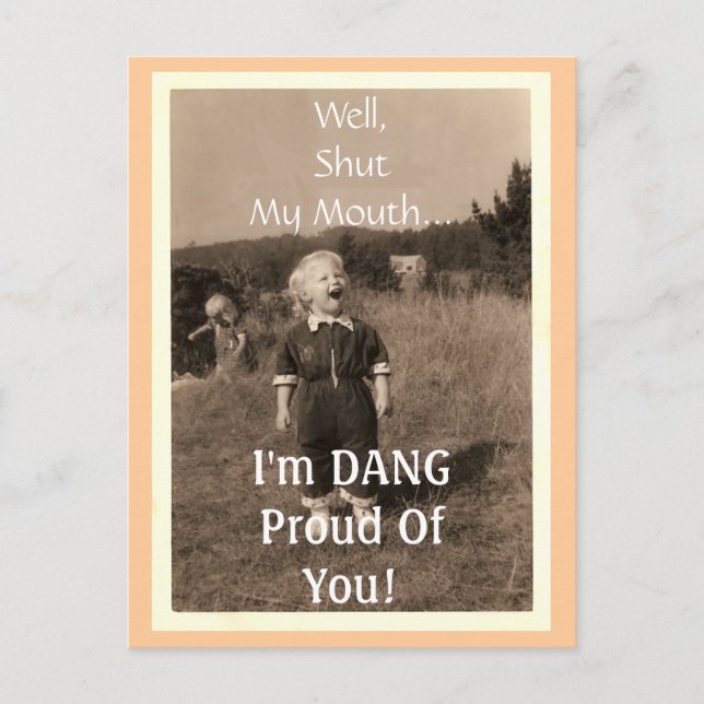 Håll käften... vykort (Framsida)