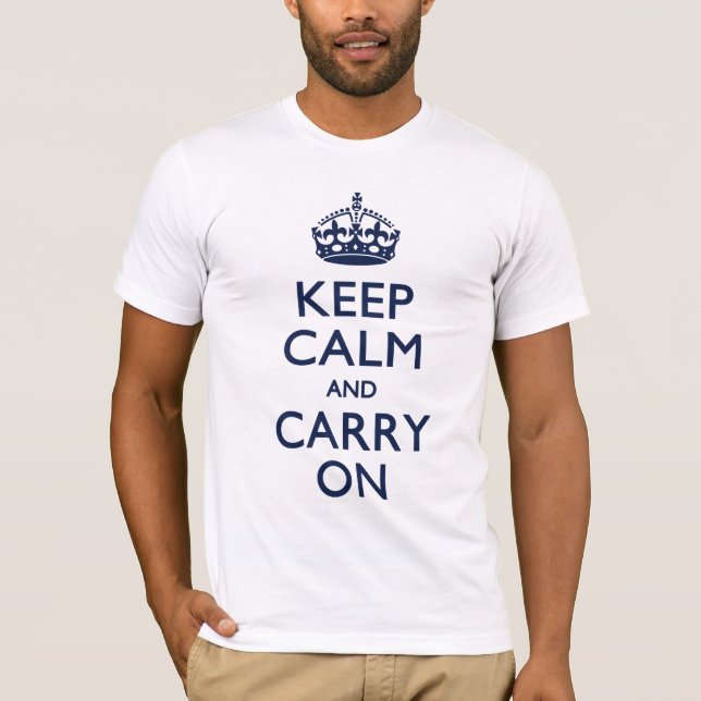 HÅLL KALM OCH BEDRIVA T SHIRT (Framsida)