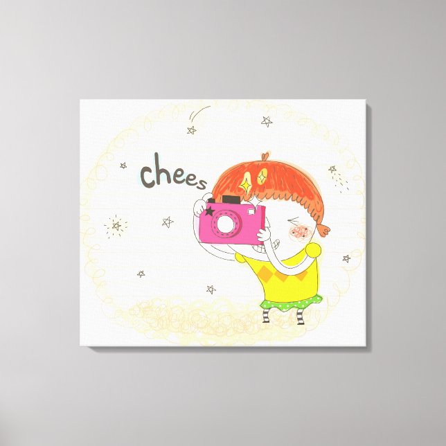 Håll kameran, klicka canvastryck (Framsida)