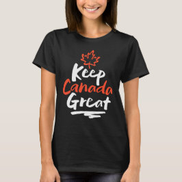 Håll KANADA Stort! Kanadensiska Lönnlöv Gör Igen T Shirt
