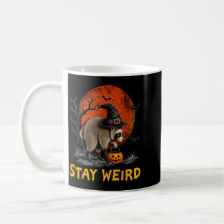 Håll Konstig Jimothy Seattle Tvättbjörn Halloween  Kaffemugg
