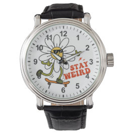 Håll Konstig Skateboard Daisy Armbandsur
