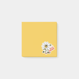 Håll Konstig Skateboard Daisy Post-it Block