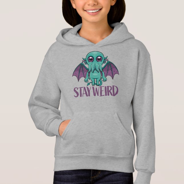 Håll Konstig Söt Cthulhu Monster T Shirt (Framsida)