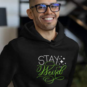 Håll Konstigen Geek, Nerd, Introvert Hoodie