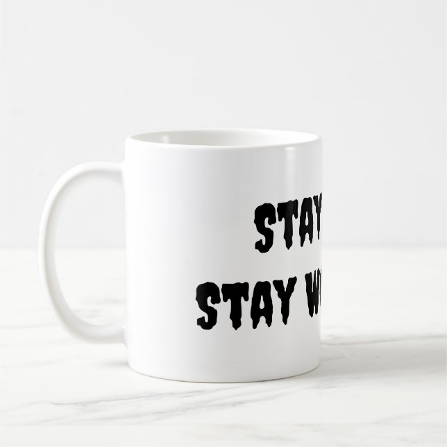 Håll Konstigen i schack Kaffemugg (Vänster)
