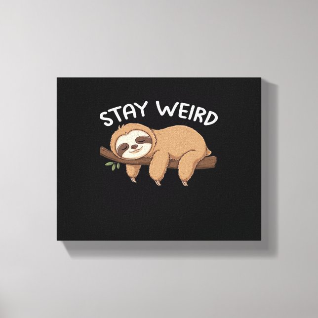 Håll Konstigen lustig för djurälskare manar kvinno Canvastryck (Framsida)