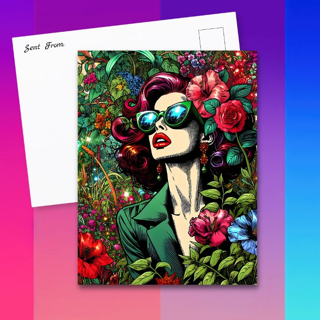 Håll kontakten med denna Söt Vykort (Skapare uppladdad)