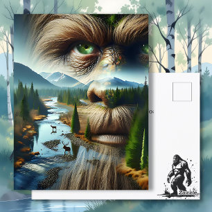 Håll kontakten med Sasquatch Vykort