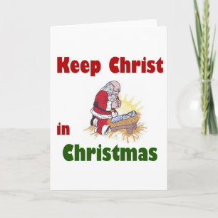 Håll Kristus i jul Helgkort