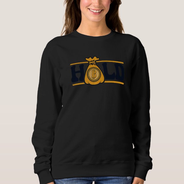 Håll krypto kryptovaluta blockchain krypto handel t shirt (Framsida)