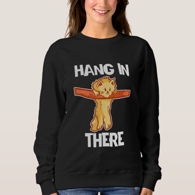 Håll kvar där katten för katt t shirt (Framsida)