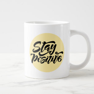 Håll kvar den positiva Gulten Jumbo Mugg
