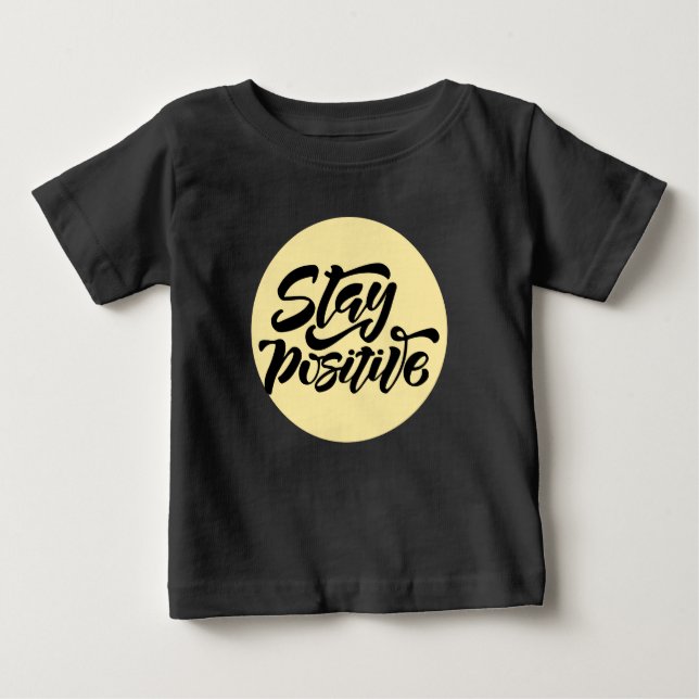 Håll kvar den positiva Gulten T Shirt (Framsida)